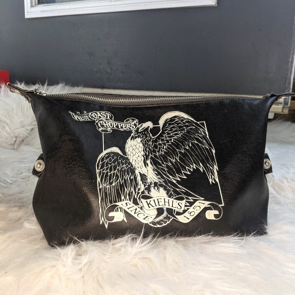 WEST COAST CHOPPERS x KIEHL's Authentic Leather Dopp Kitt - NEW! Travel Bag
